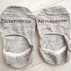 【Put on socks プットオンソックス】"No nonsense(ノーノンセンス)" リネンフットカバー(7 COLOR)