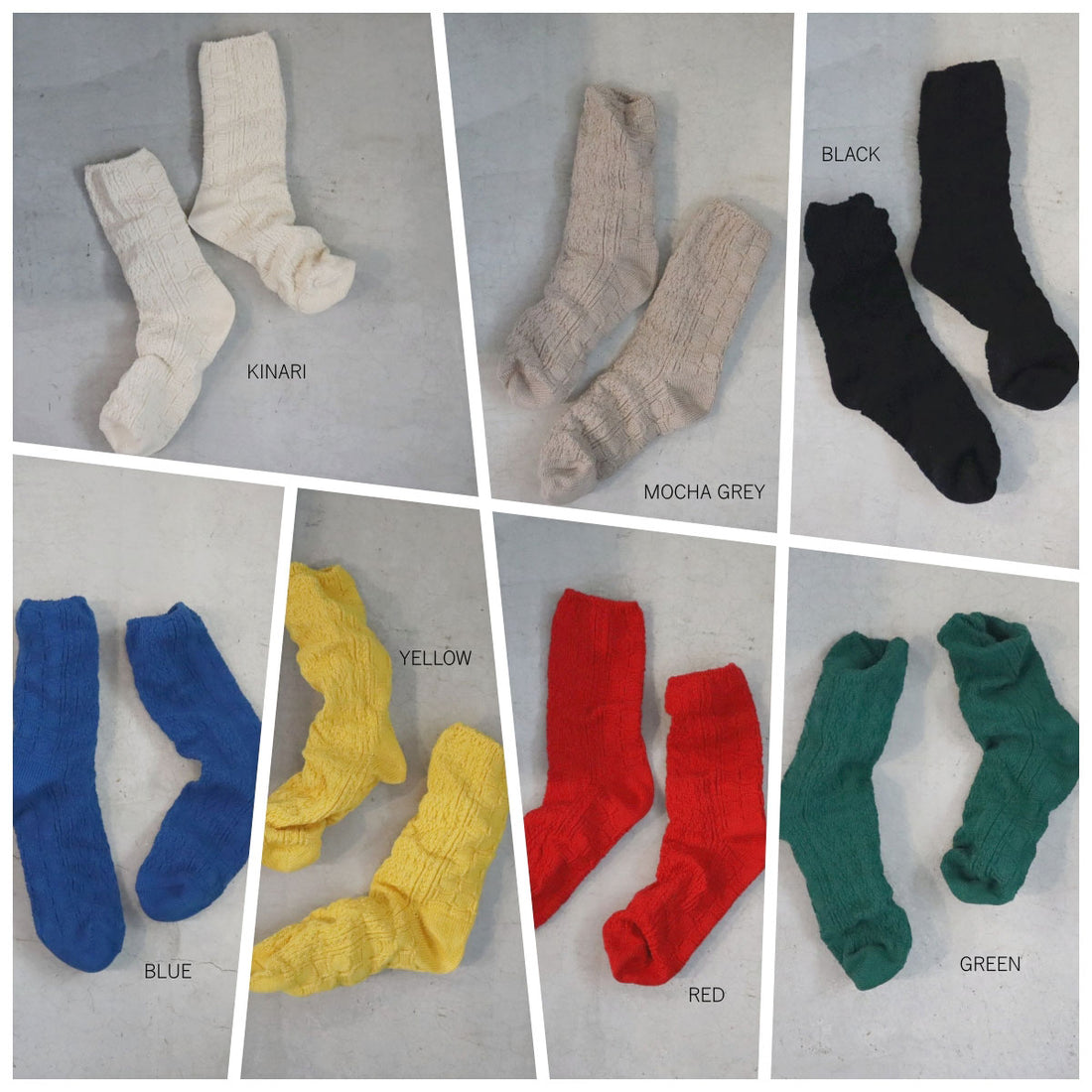 【Put on socks プットオンソックス】"coton doux coton" コトン・ドゥ・コトン 柔らかコットンソックス(7 COLOR)