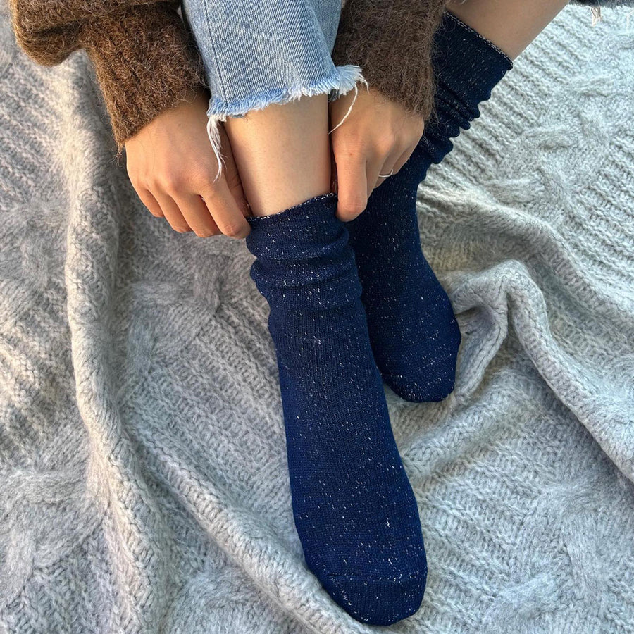 【Put on socks プットオンソックス】"Airy winter(エアリーウィンター)" シルクウールソックス(7 COLOR)