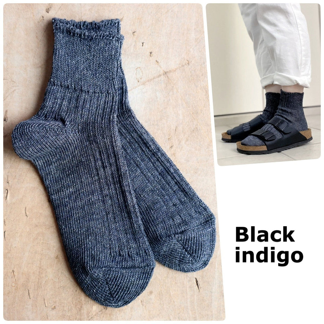 【Put on socks プットオンソックス】"Sun-Kissed" サンキスト リネンリブショートソックス(9 COLOR)