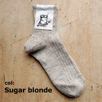 【Put on socks プットオンソックス】"Sun-Kissed" サンキスト リネンリブショートソックス(9 COLOR)