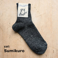 【Put on socks プットオンソックス】"Sun-Kissed" サンキスト リネンリブショートソックス(9 COLOR)