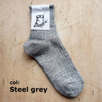 【Put on socks プットオンソックス】"Sun-Kissed" サンキスト リネンリブショートソックス(9 COLOR)