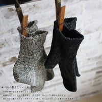 【Put on socks プットオンソックス】"Sun-Kissed" サンキスト リネンリブショートソックス(9 COLOR)