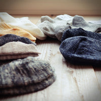 【Put on socks プットオンソックス】"Sun-Kissed" サンキスト リネンリブショートソックス(9 COLOR)